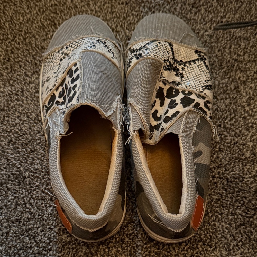 Stylish Gray and Black Kids Shoes